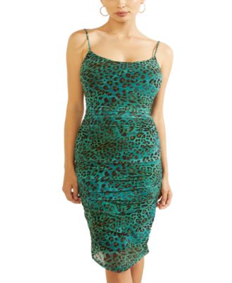 GUESS Brynlee Leopard Print Bodycon ...